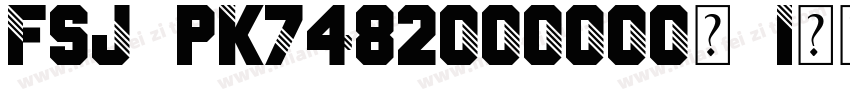 FSJ PK7482000000d Identity H字体转换